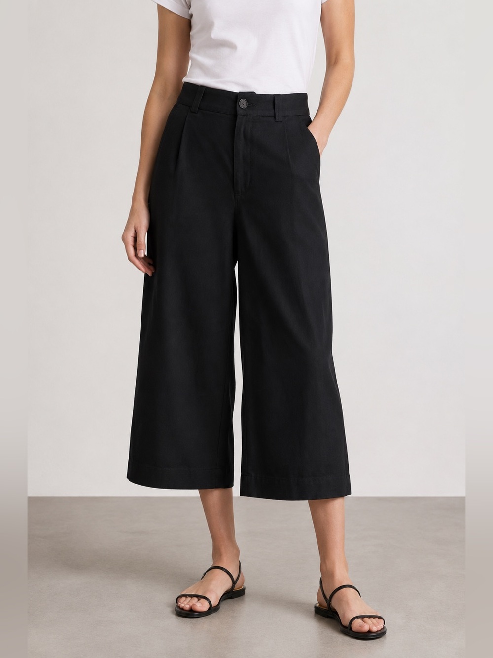 VINCE Linen Culotte Pants